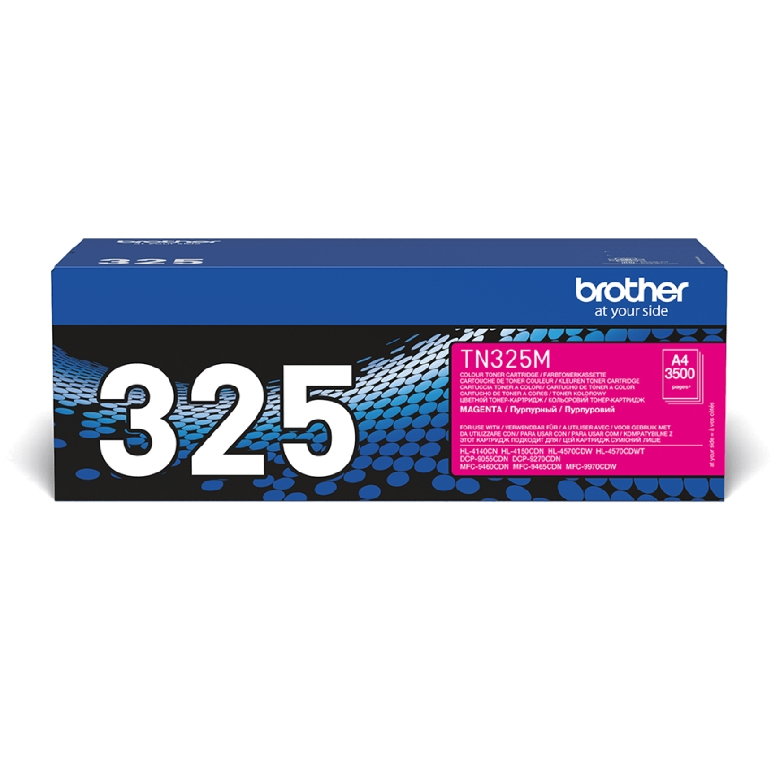 Brother TN-325M värikasetti 1 kpl Alkuperäinen Magenta