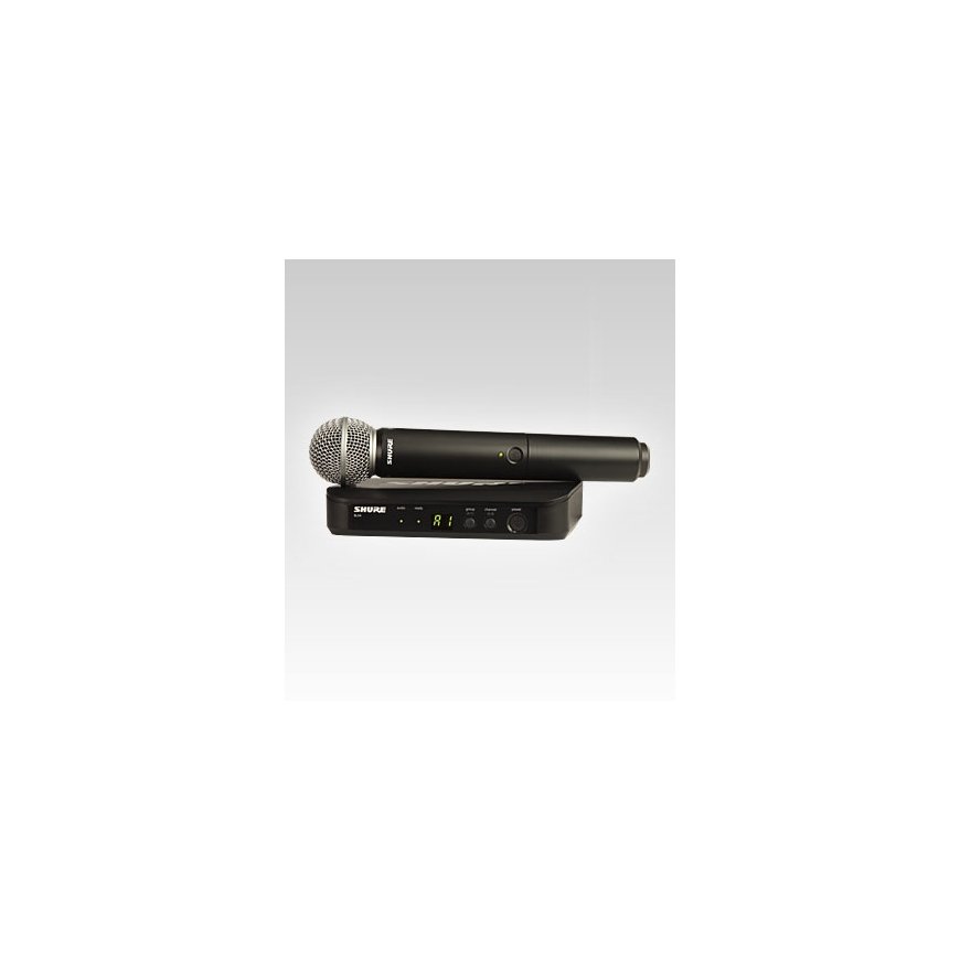 Shure BLX24/SM58 Melns Skatuves/uzstāšanās mikrofons
