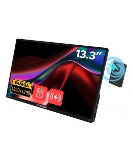 Verbatim Portable Touchscreen Monitor 13.3" WUXGA Resolution & Wireless Power Supply