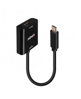 Lindy 43269 USB графический адаптер 3840 x 2160 пикселей Черный