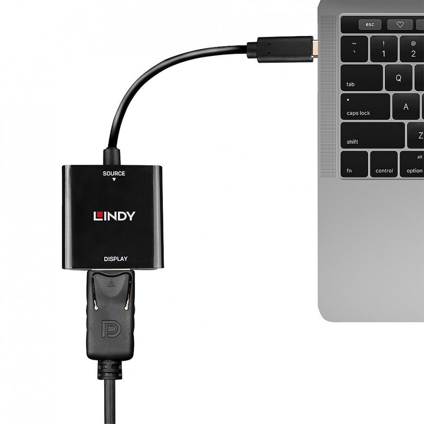 Lindy 43269 USB-graafikaadapter 3840 x 2160 pikslit Must – 4