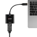 Lindy 43269 USB grafiikka-adapteri 3840 x 2160 pikseliä musta