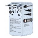 Verbatim Charge 'n' Travel 70W 2C retractable Universal Travel Adapter Blue