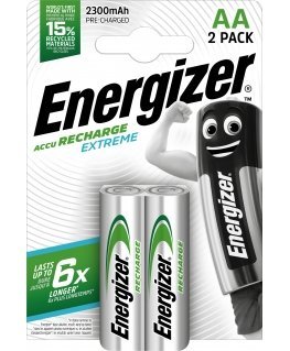 Energizer Accu Recharge Extreme 2300 AA BP2 Перезаряжаемая батарея Никель-металл-гидридный (NiMH)