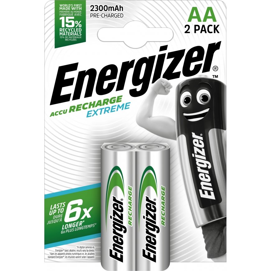 Energizer Accu Recharge Extreme 2300 AA BP2 Akumulators Niķeļa-metāla hidrīda (NiMH)