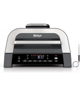 Ninja DG551EU taukvāres katls Viens 3,8 L Atsevišķs 1760 W Karstā gaisa fritētājs Melns, Sudrabs