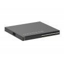 NETGEAR M4350-24F4V Valdomas L3 1U Juoda NETGEAR M4350-24F4V Valdomas L3 1U Juoda