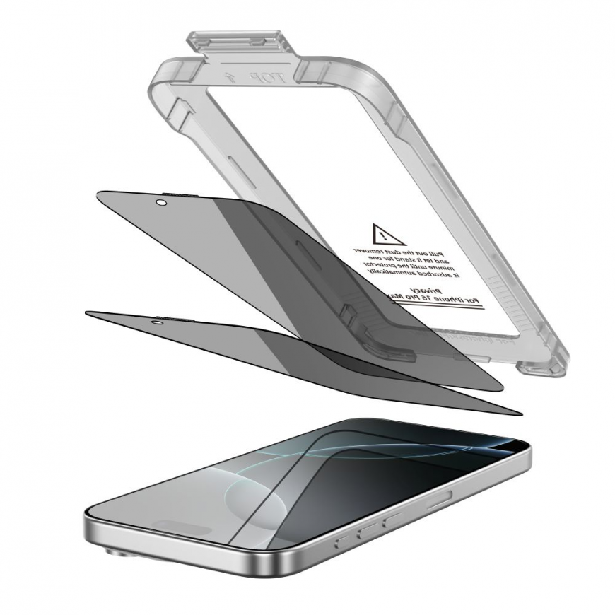 SZKŁO PRYWATYZUJĄCE TECH-PROTECT QUICK SET SPY+ 2-PACK IPHONE 16 – 2