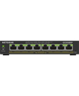 NETGEAR 8-Port Gigabit Ethernet PoE+ Plus Switch (GS308EP)