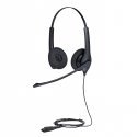 Jabra Biz 1500 Kõrvaklapp Juhtmega ühendatud Peavõru Kontor/kõnekeskus Bluetooth Must