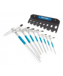 PARK TOOL THH-1 Kuusiokoloavainsarja T-kahvalla Metrinen 8 kpl