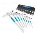 PARK TOOL THH-1 Šešiabriaunių raktų su T formos rankena rinkinys Metrinė 8 vnt