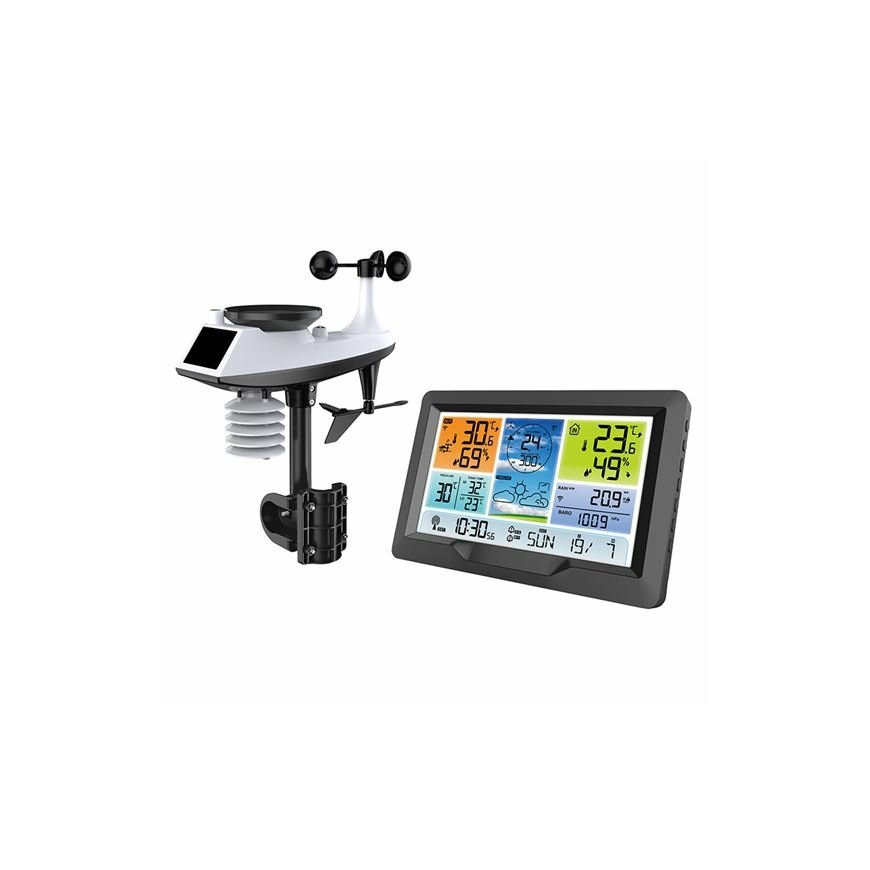 Solight TE90 digitaalne ilmajaam Must LCD DC/aku