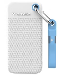 Verbatim Pocket SSD 1 TB C tipo USB 3.2 Gen 2 (3.1 Gen 2) Mėlyna, Balta