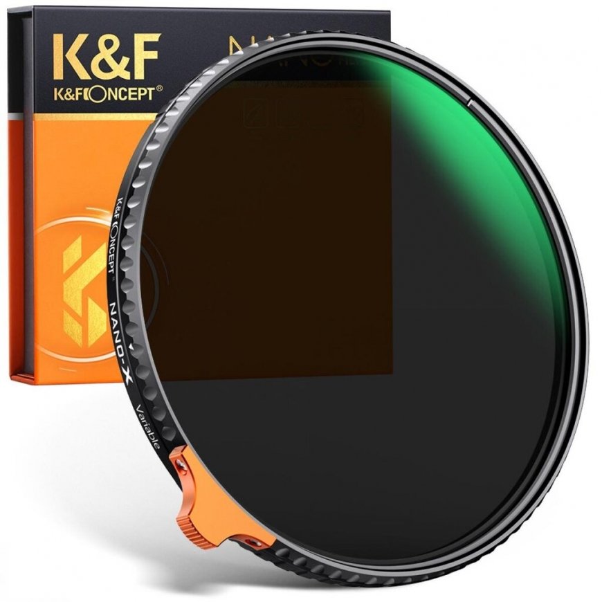 Фильтр для фотоаппарата - K&F Concept Nano-X ND2-ND400 77mm Регулируемый ND Фильтр