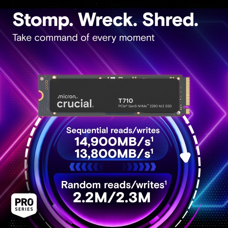 Crucial T710 1 TB M.2 PCI Express 5.0 NVMe – 2