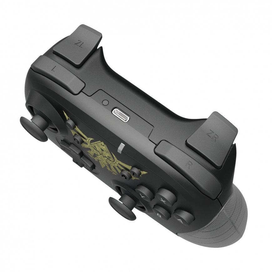 Hori NSW-234U Gaming Controller Black, Gold Bluetooth Gamepad Analogue Nintendo Switch – 3