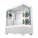 Cooler Master case Elite 690 Wood, ATX, Tempered glass side panel, 3x 120mm ARGB Fan, White Cooler Master case Elite 690 Wood, ATX, Tempered glass side panel, 3x 120mm ARGB Fan, White