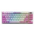 MSI FORGE GK600 TKL WIRELESS VIOLET tastatūra Speļu USB + Bluetooth QWERTY Britu angļu valoda Rozā, MSI FORGE GK600 TKL WIRELESS VIOLET tastatūra Speļu USB + Bluetooth QWERTY Britu angļu valoda Rozā,