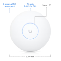 Access Point UQ-U7-PRO-MAX UniFi Wi-Fi 7 Access Point UQ-U7-PRO-MAX UniFi Wi-Fi 7