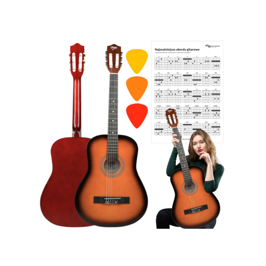 V-TONE BCG SB - classical guitar 4/4, sunburst