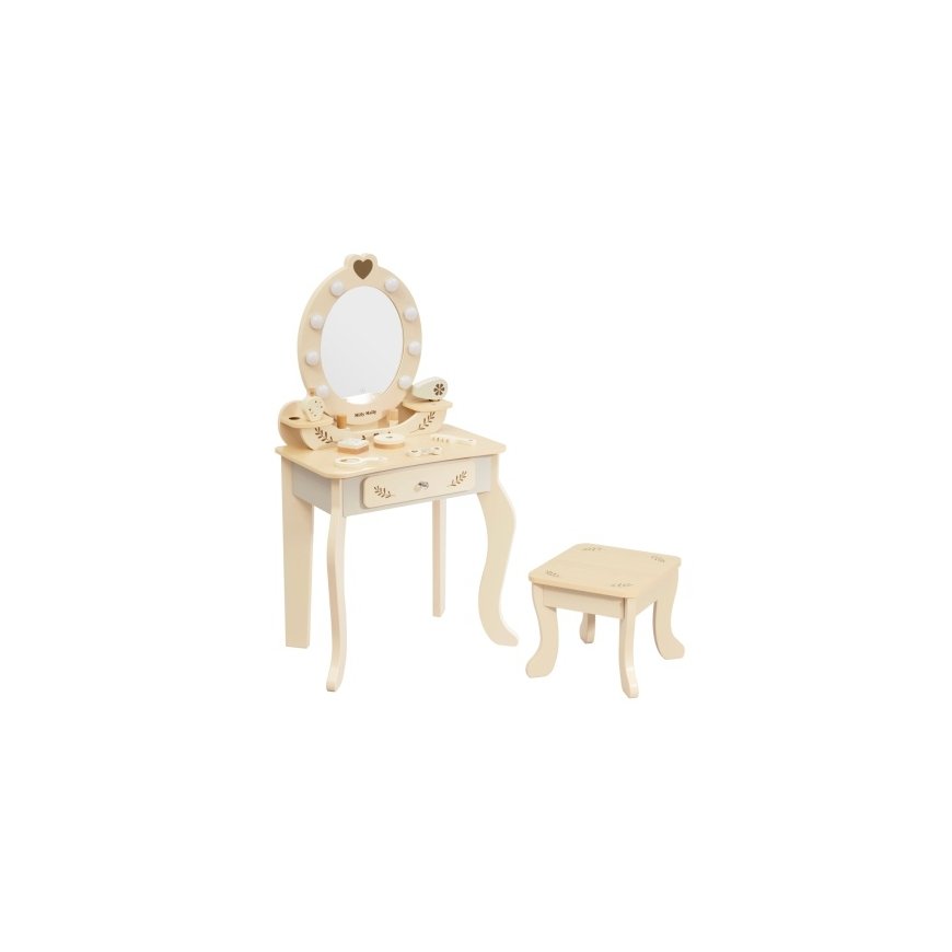 Milly Mally Elly Natural Vanity Table