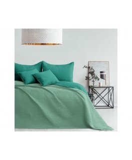 Peitto SOFTA väri vihreä yksinkertainen materiaali - mikrokuvioinen tekstiili 260x280 AmeliaHome