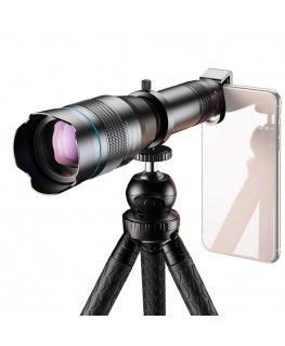 Kameras objektyvs - Apexel APL-JS60 60x telefoto objektyvs ar statīvu JJ09