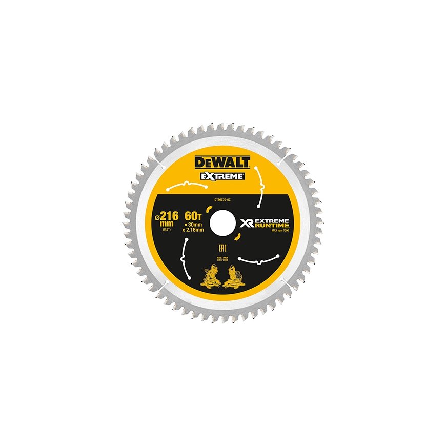 DeWALT DT99570-QZ ümmargune saetera 21,6 cm 1 tk