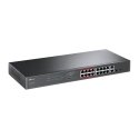TP-Link TL-SL1218MP Mittejuhitav Gigabit Ethernet (10/100/1000) Power over Ethernet tugi 1U Must TP-Link TL-SL1218MP Mittejuhitav Gigabit Ethernet (10/100/1000) Power over Ethernet tugi 1U Must