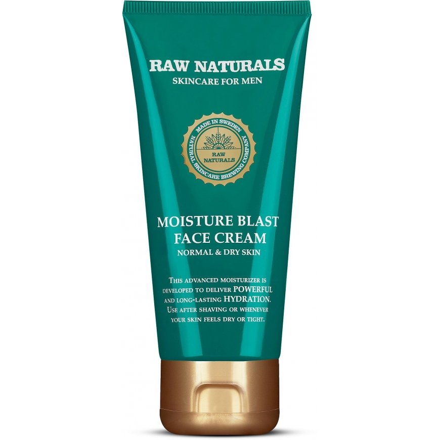 Raw Naturals, Moisture Blast, 100% vegan, Hydration, Kreminis, For Face, 100 ml