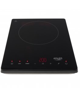Adler AD 6513 hob Black Countertop 29 cm Zone induction hob 1 zone(s)