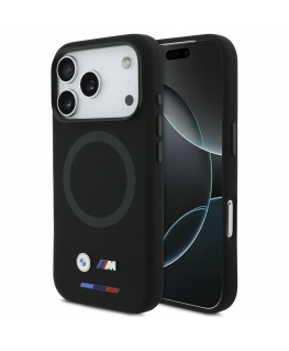 BMW M Silicon Logo MagSafe Case for iPhone 17 Pro Black