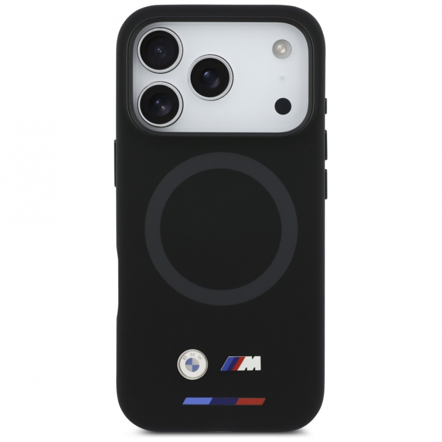 BMW M Silicon Logo MagSafe Case for iPhone 17 Pro Black – 3
