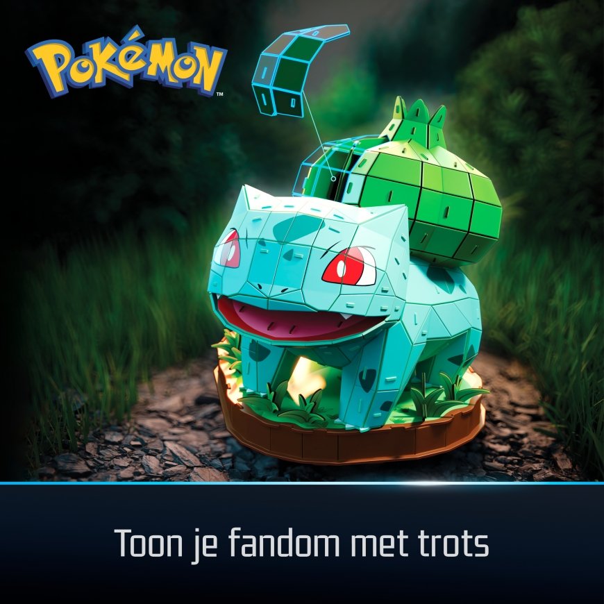 4D Build FDP FAP Pokemon Bulbasaur GML 3D pusle 195 tk Multifilmid – 2