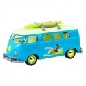 Classic retro style minibus with a surfboard WOOPIE Classic retro style minibus with a surfboard WOOPIE