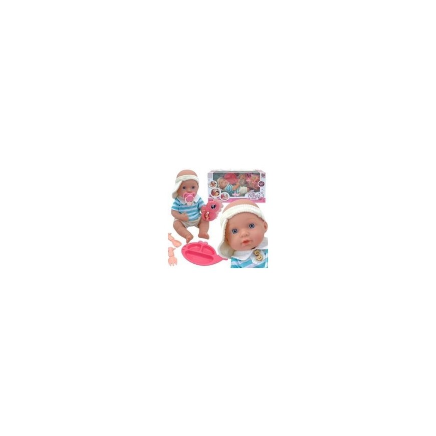 Doll set with pink bunny overalls WOOPIE ROYAL – 2