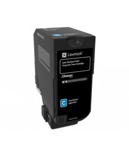 Lexmark 74C2SCE tonerio kasetė 1 vnt Originalus Žydras