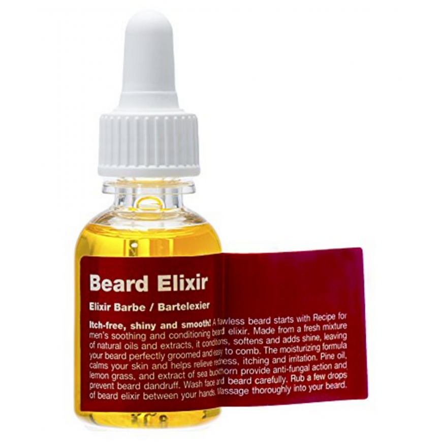 Recipe For Men, Beard Elixir, Beard Oil, Pine, Vegan, Conditions