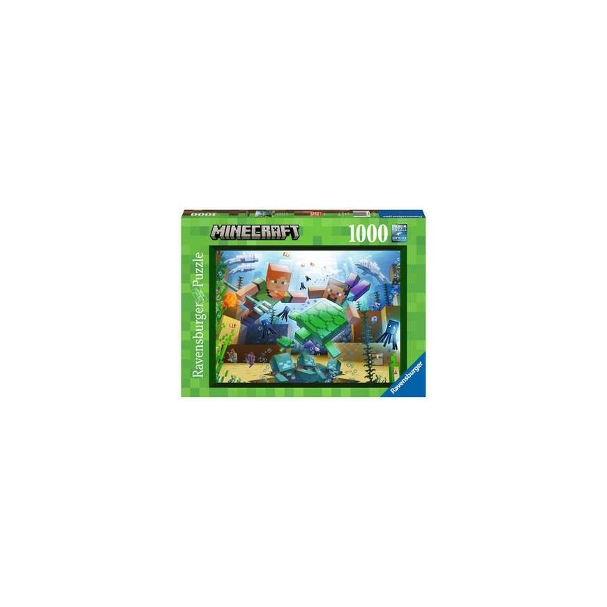 Ravensburger Minecraft Dėlionė 1000 vnt Kompiuterinis žaidimas