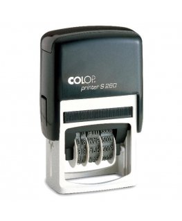 Colop Korpusas PRINTER S260, juodas korpusas su mėlyna pagalvėle