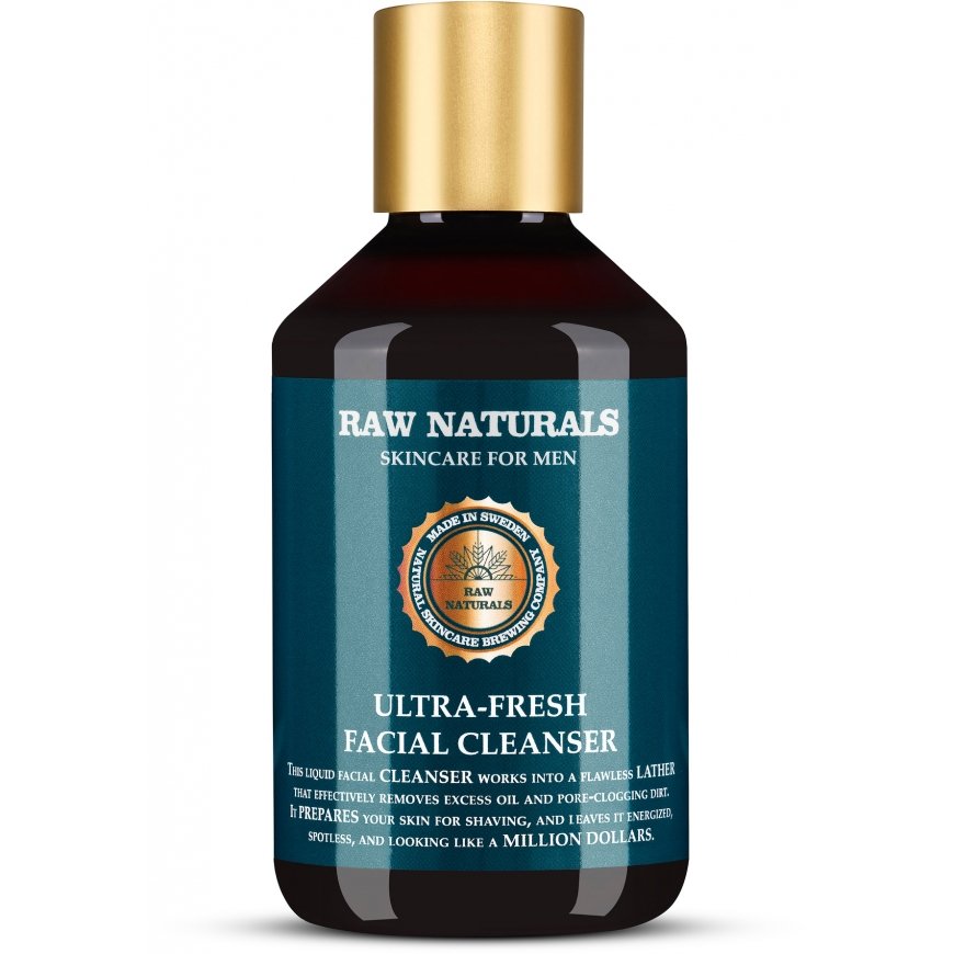 Raw Naturals, Ultra-Fresh Sejas Valiklis, Enerģizējošs, Attīrošs Gels, Sejai, 250 ml