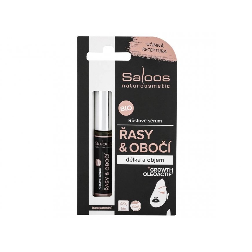 Saloos bio serums uzacīm un uzacīm 7 ml