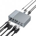Targus HDG215-EUZ interfeisa centrmezgls USB 3.2 Gen 2 (3.1 Gen 2) Type-C Sudrabs Targus HDG215-EUZ interfeisa centrmezgls USB 3.2 Gen 2 (3.1 Gen 2) Type-C Sudrabs