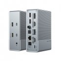 Targus HDG215-EUZ keskitin USB 3.2 Gen 2 (3.1 Gen 2) Type-C Hopea Targus HDG215-EUZ keskitin USB 3.2 Gen 2 (3.1 Gen 2) Type-C Hopea