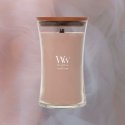 WoodWick Patchouli Creme wax candle Other Brown, Transparent, Wood 1 pc(s) WoodWick Patchouli Creme wax candle Other Brown, Transparent, Wood 1 pc(s)