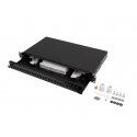 Lanberg FOP1-24SS-LDB patch panel 1U