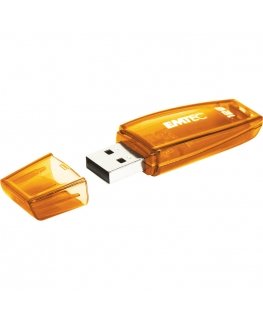 Emtec C410 USB atmintukas 128 GB USB A tipo 2.0 Oranžinė
