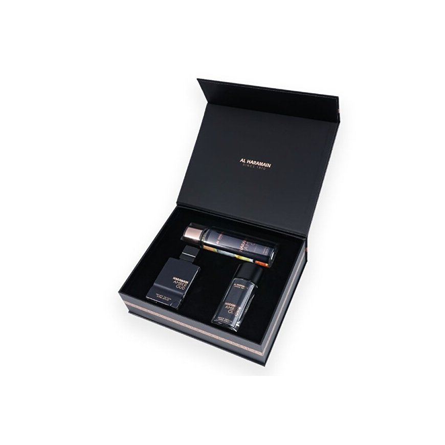 Al Haramain Amber Oud Private Edition - EDP 75 ml + EDP 30 ml + kehavõi 250 ml