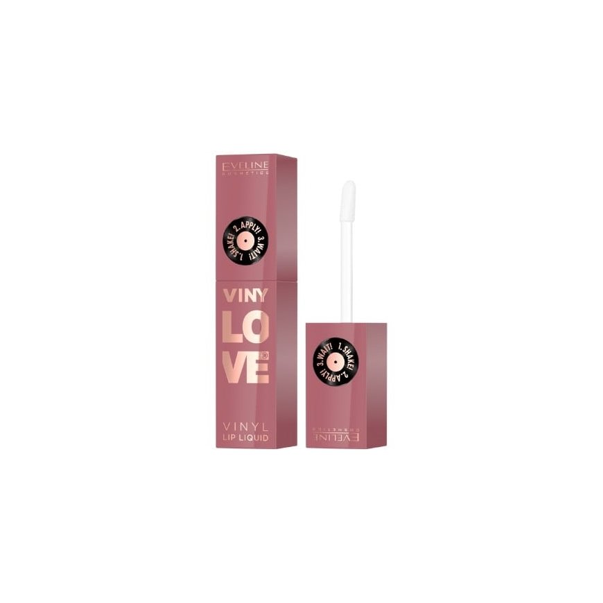 Eveline Cosmetics „VinyLove“ pika kaua kestev vedelad huulepalsamid vinüüliefektiga, 06 „Chillie“, 4 ml